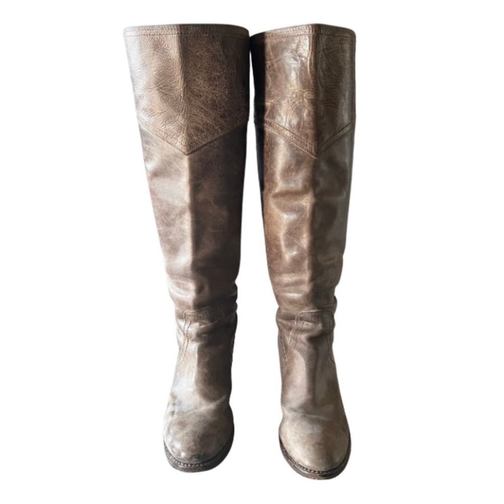 Frye Brown Leather Riding Boots